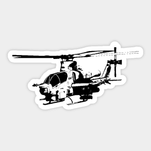 AH-1 Viper Helicopter Sticker